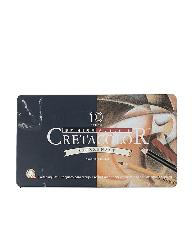 CRETACOLOR Sketching setti, 10 osaa - Askartelu - 10105438880 - 0