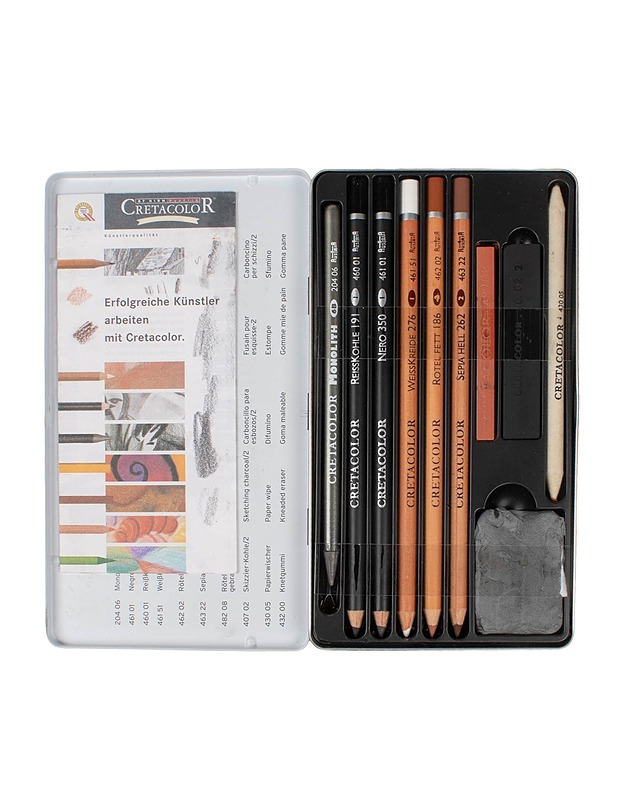 CRETACOLOR Sketching setti, 10 osaa - Askartelu - 10105438880 - 1