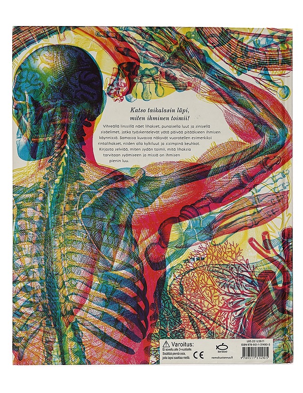 Lihakset, luut ja muut: anatomiaa taikalasin avulla - Carnovsky - Lastenkirjat - 10105438911 - 1