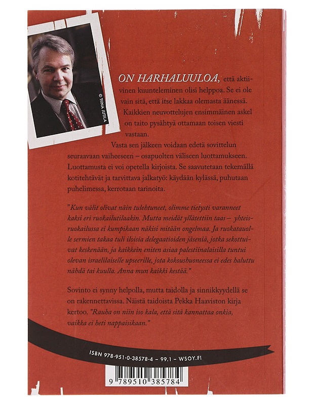 Anna mun kaikki kestää : sovinnon kirja - Pekka Haavisto - Elämäkerrat ja muistelmat - 10105438913 - 1