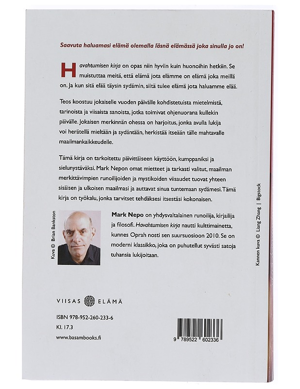 Havahtumisen kirja - Nepo, Mark - Harrastekirjat - 10105438918 - 1