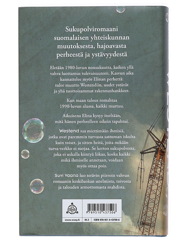 Westend - Suvi Vaarla - Kaunokirjallisuus - 10105438928 - 1