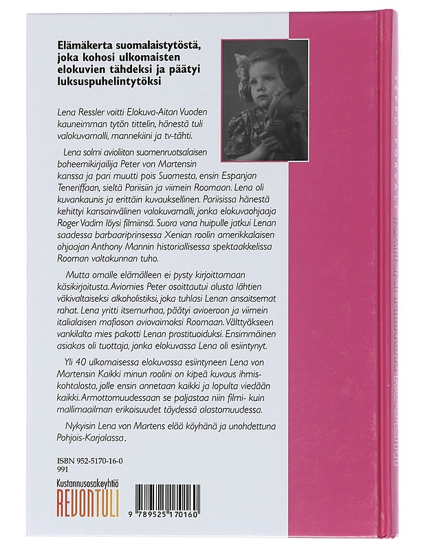 Kaikki Minun Roolini - Lena Von Martens - Elämäkerrat ja muistelmat - 10105438929 - 1