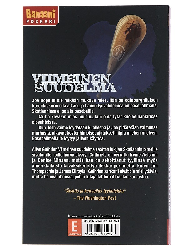 Viimeinen suudelma - Guthrie, Allan - Jännitys ja dekkarit - 10105438942 - 1