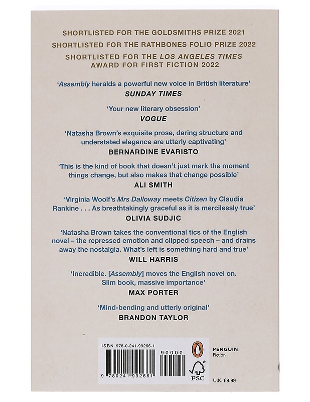 Assembly - Natasha Brown - Romaanit ja novellit - 10105438948 - 1