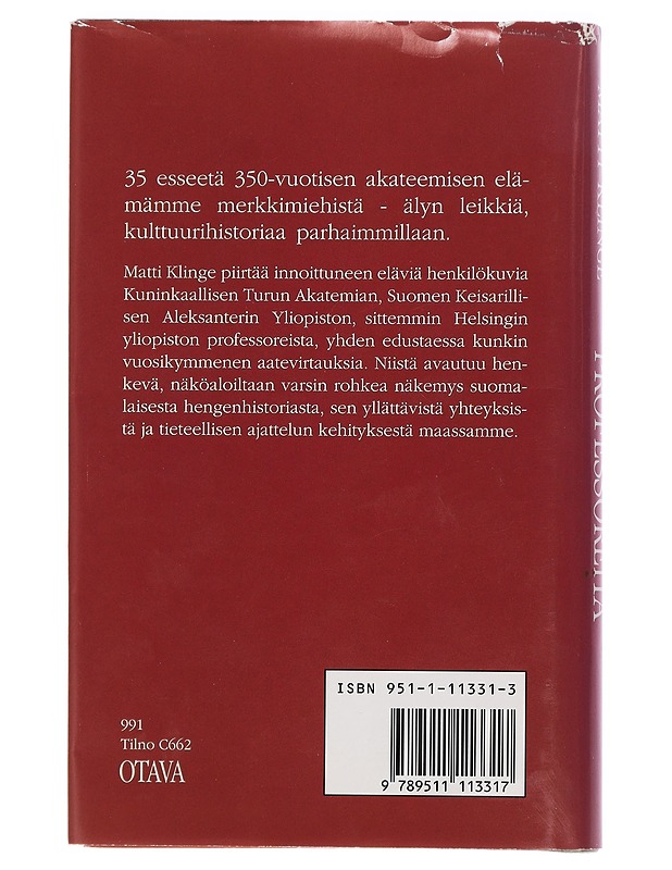 Professoreita - Klinge, Matti - Elämäkerrat ja muistelmat - 10105438954 - 1