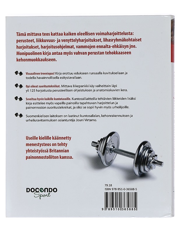Voimaharjoittelu & kehonmuokkaus - Virtamo, Jouni - Tietokirjat ja oppaat - 10105438965 - 1