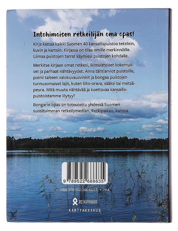 Kansallispuistot : bongarin opas - Saari, Jonna - Tietokirjat ja oppaat - 10105438972 - 1