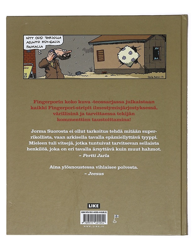 Fingerporin koko kuva. 10, Suorastaan kiero - Pertti Jarla - Sarjakuvat - 10105438991 - 1