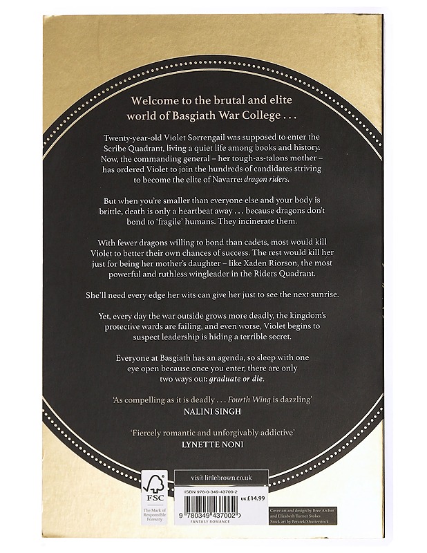 Fourth wing - Rebecca Yarros - Fantasia- ja scifi - 10105439011 - 1