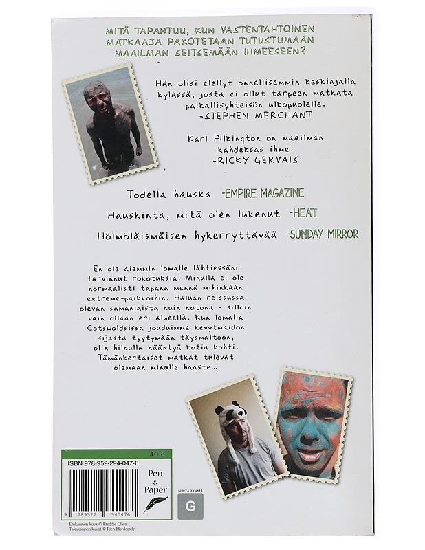 Ääliö ulkomailla : Karl Pilkingtonin matkapäiväkirjat - Pilkington, Karl - Harrastekirjat - 10105439031 - 1