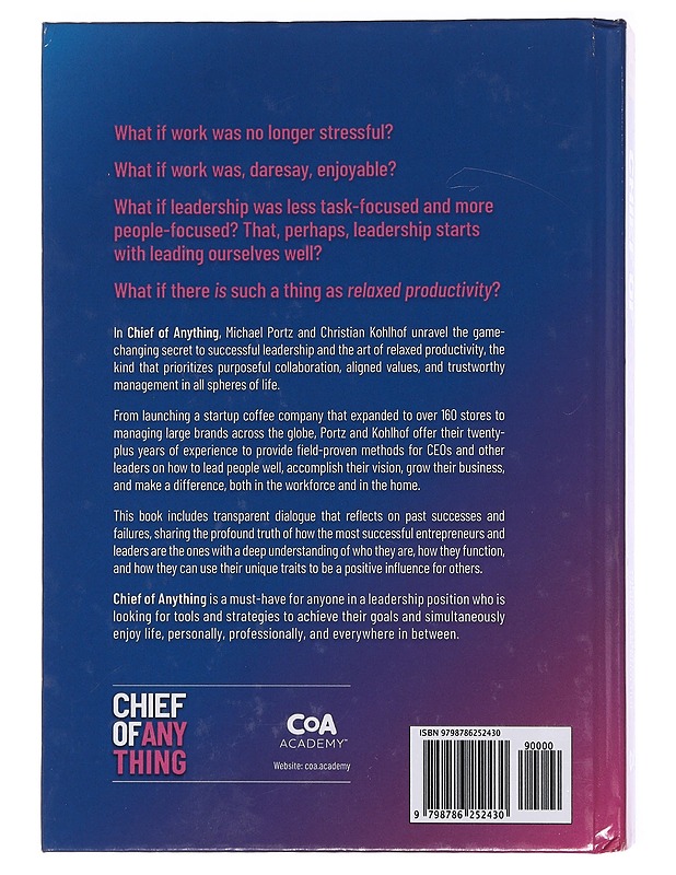 Chief of anything - second edition - Elämäkerrat ja muistelmat - 10105439036 - 1