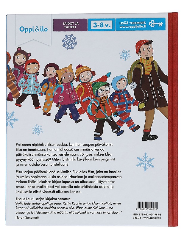 Elsa luistelemassa - Rahikka, Kerttu - Lastenkirjat - 10105439045 - 1