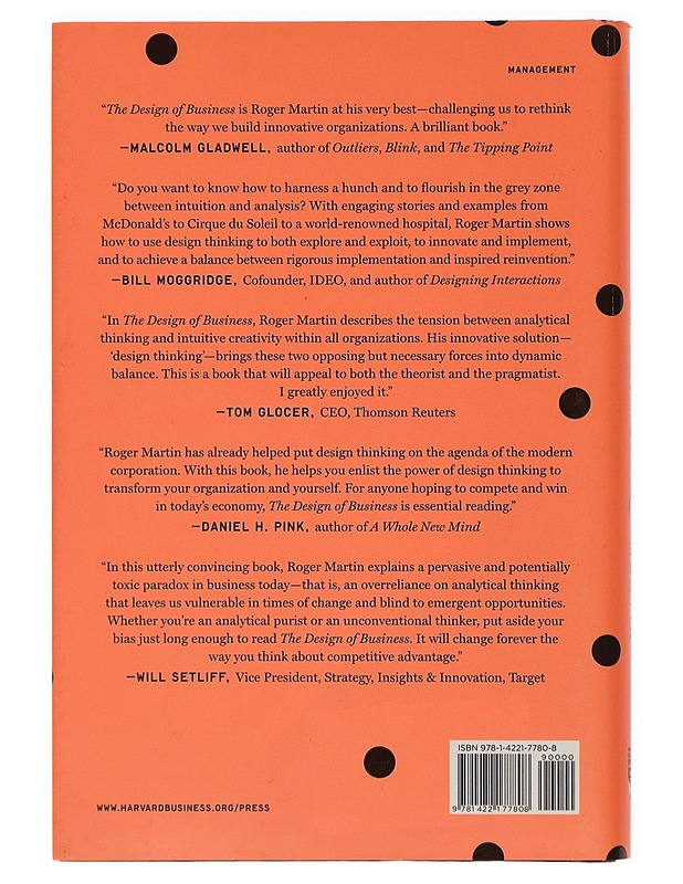 The design of business : why design thinking is the next competitive advantage - Roger Martin - Tietokirjat ja oppaat - 10105439078 - 1