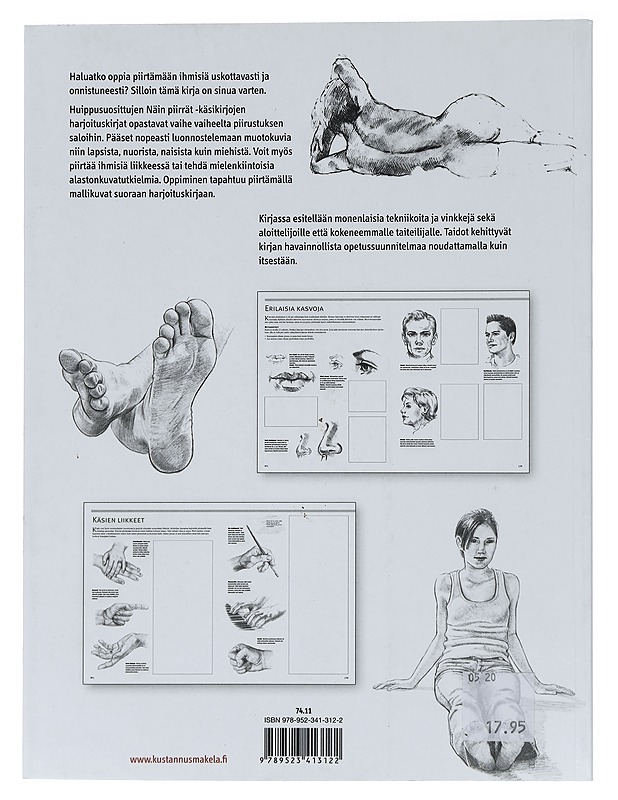 Näin piirrät ihmisen : harjoituskirja - Hurme-Keränen, Auli - Tietokirjat ja oppaat - 10105439094 - 1