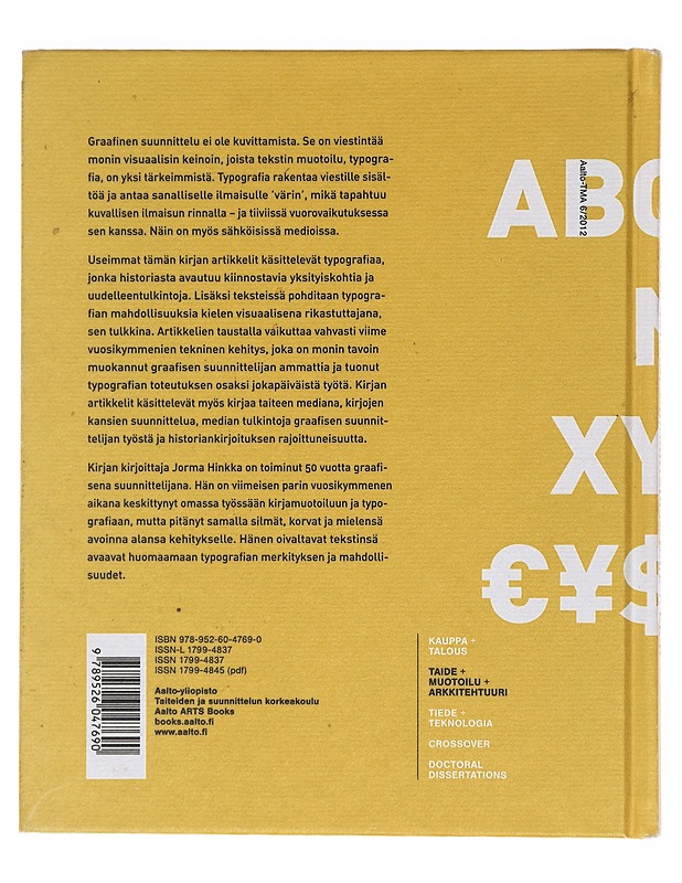 Graafisen suunnittelijan toinen kieli ja muita kirjoituksia - Hintikka, Jorma - Tietokirjat ja oppaat - 10105439097 - 1