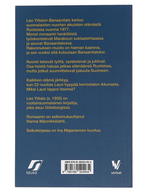 Banaanitalo - Leo Ylitalo - Kaunokirjallisuus - 10105439119 - 1