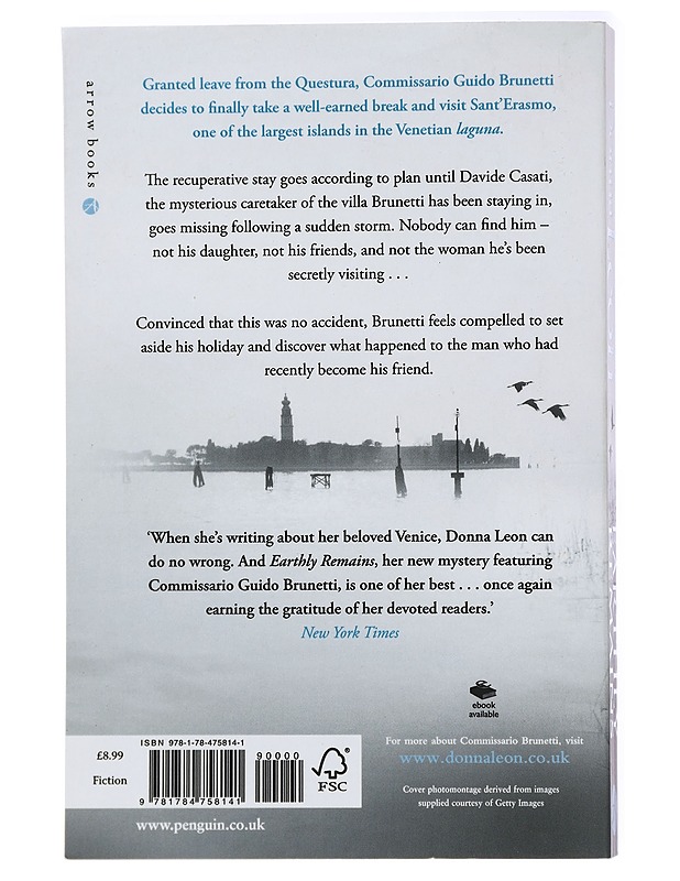 Earthly remains - Donna Leon - Romaanit ja novellit - 10105439129 - 1