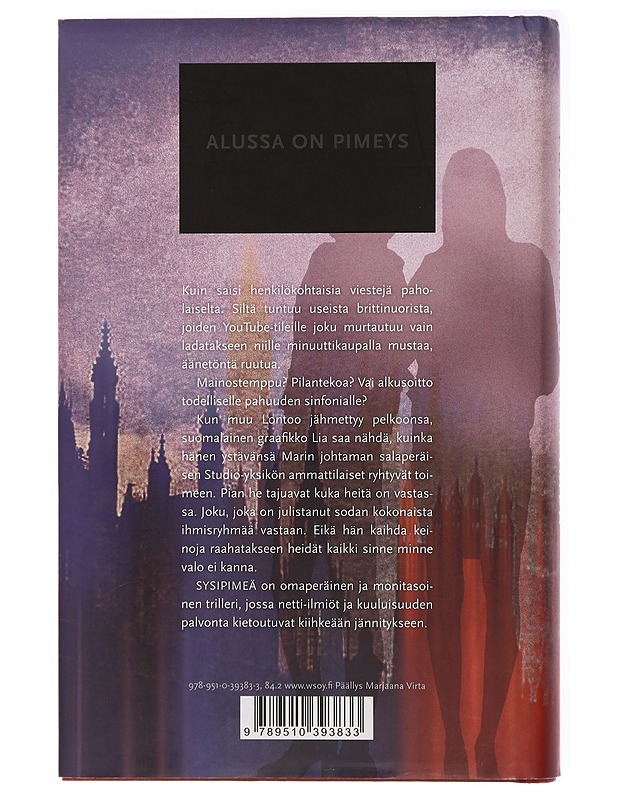 Sysipimeä - Pekka Hiltunen - Jännitys ja dekkarit - 10105439172 - 1