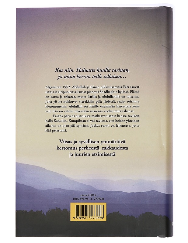Ja vuoret kaikuivat - Hosseini, Khaled - Romaanit ja novellit - 10105439177 - 1
