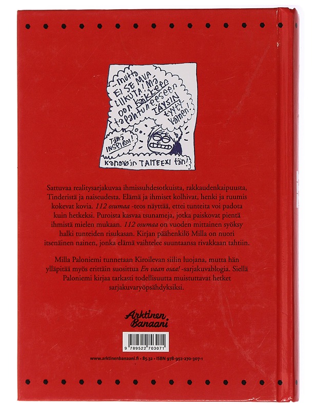 112 osumaa : sarjakuvataiteilijan päiväkirja - Milla Paloniemi - Sarjakuvat - 10105439186 - 1