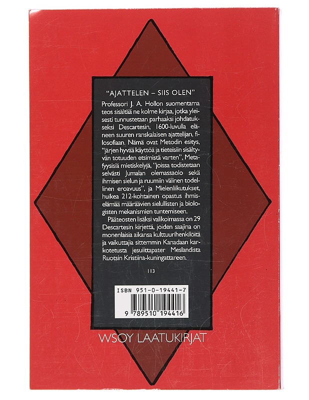 Teoksia ja kirjeitä - Descartes, René - Tietokirjat ja oppaat - 10105439195 - 1