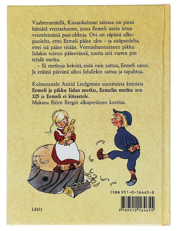 Eemeli ja pikku Iida - Lindgren, Astrid - Lastenkirjat - 10105439217 - 1