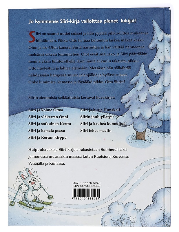 Siiri ja lumimies - Nopola, Tiina - Lastenkirjat - 10105439232 - 1