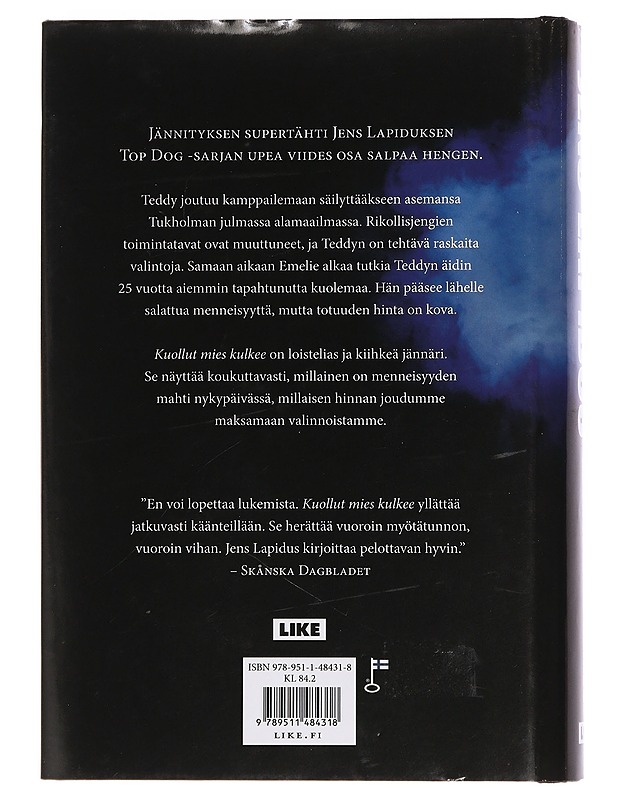 Kuollut mies kulkee - Lapidus, Jens - Jännitys ja dekkarit - 10105439269 - 1