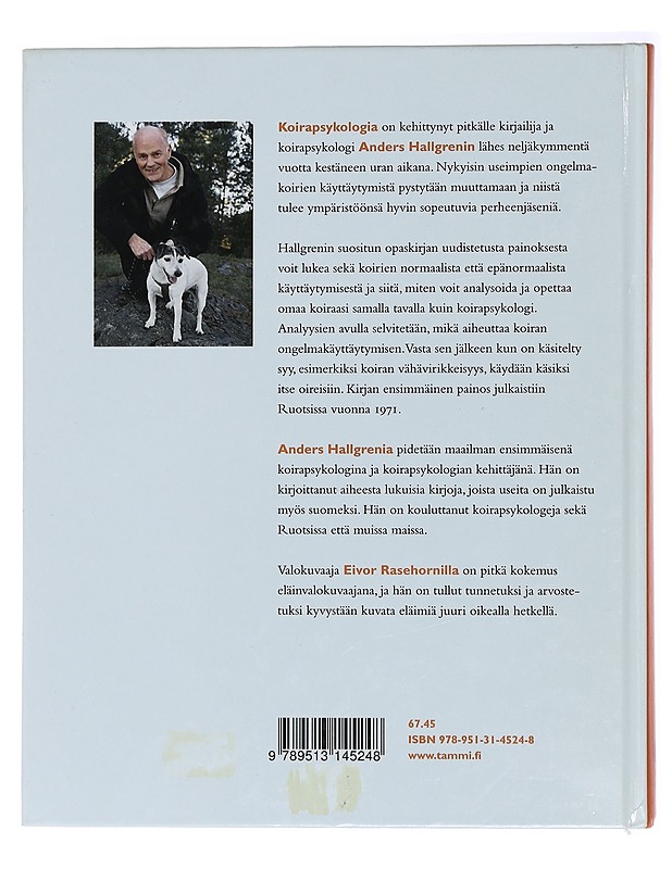 Koiraongelmia ja ongelmakoiria : koiran normaali ja epänormaali käyttäytyminen - Hallgren, Anders - Tietokirjat ja oppaat - 10105439275 - 1