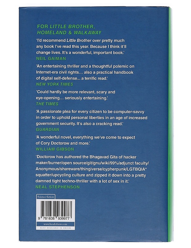 Attack Surface - Doctorow, Cory - Fantasia- ja scifi - 10105439278 - 1