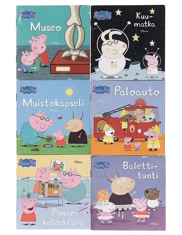 Peppa Pig minikirjat x 6 - Lastenkirjat - 10105439282 - 0
