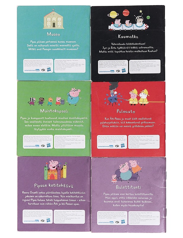 Peppa Pig minikirjat x 6 - Lastenkirjat - 10105439282 - 1