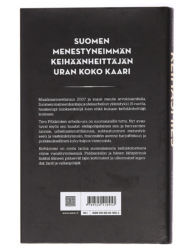 Keihäsmies : Tero Pitkämäen elämä - Keijo Leppänen - Elämäkerrat ja muistelmat - 10105439306 - 1