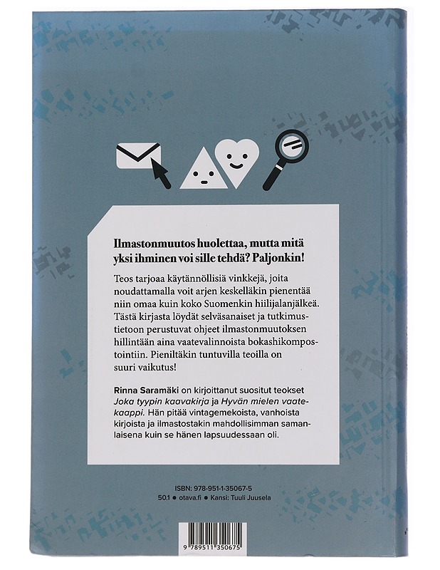250 ilmastotekoa, joilla pelastat maailman - Rinna Saramäki - Tietokirjat ja oppaat - 10105439310 - 1