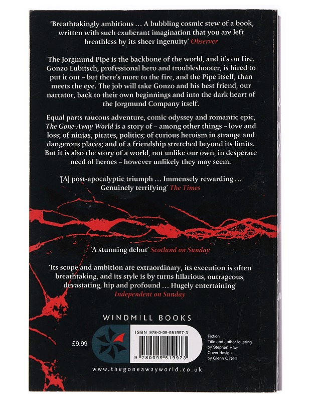 The gone-away world - Nick Harkaway - Romaanit ja novellit - 10105439319 - 1