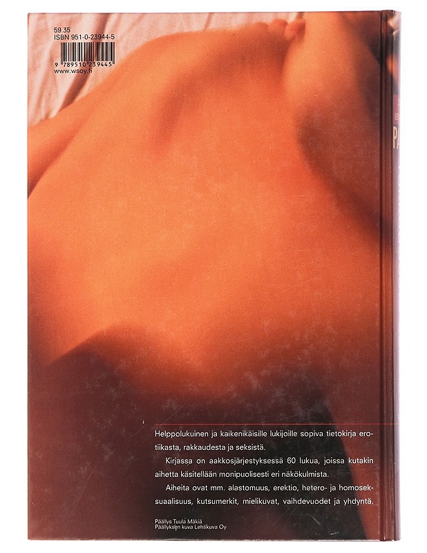 Rakkaudesta seksiin - Palo, Jorma - Tietokirjat ja oppaat - 10105439337 - 1