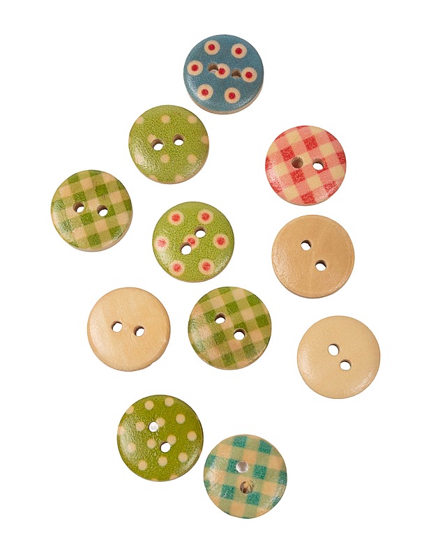 Sarjanappi, 11 kpl - 1 pussi - Ompelu - 10105439341 - 0