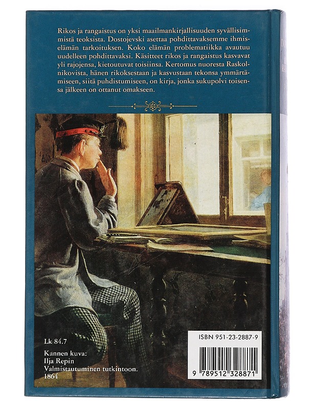 Rikos ja rangaistus - Dostojevski, F. M. - Kaunokirjallisuus - 10105439380 - 1