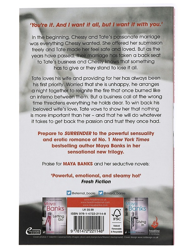 Taking It All - Maya Banks - Romaanit ja novellit - 10105439390 - 1