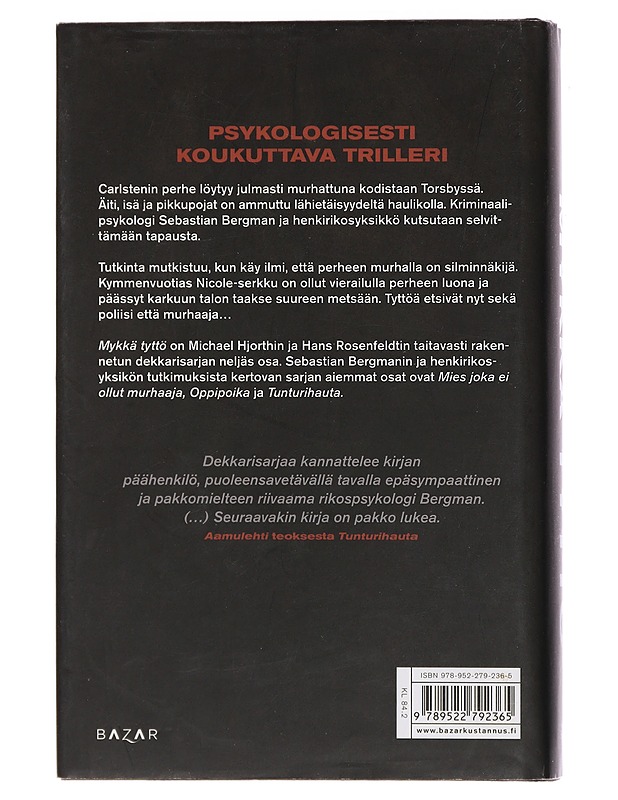 Mykkä tyttö - Hjorth, Michael - Jännitys ja dekkarit - 10105439434 - 1