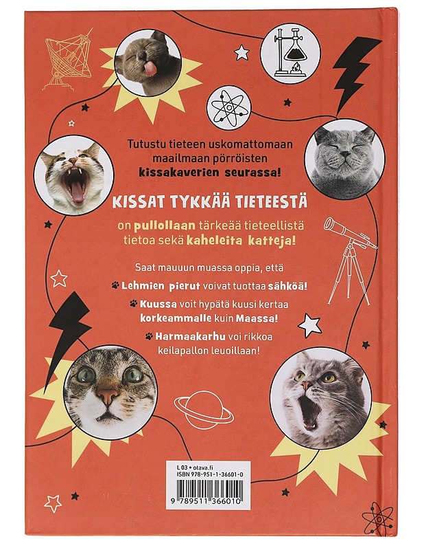 Kissat tykkää tieteestä - Howell, Izzi - Lastenkirjat - 10105439445 - 1