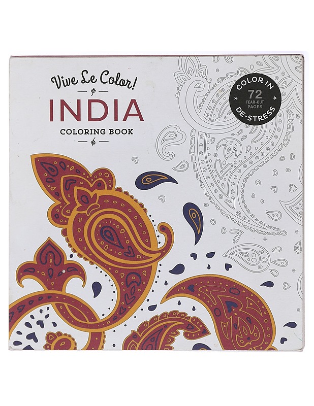 Vive Le Color! India (Coloring Book) - Abrams Noterie - Harrastekirjat - 10105439447 - 0