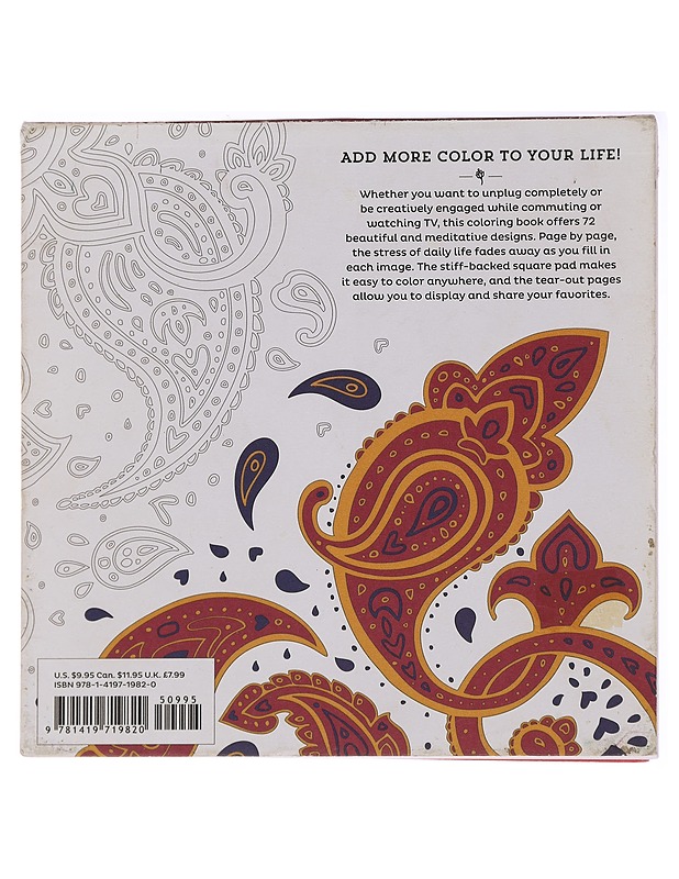 Vive Le Color! India (Coloring Book) - Abrams Noterie - Harrastekirjat - 10105439447 - 1