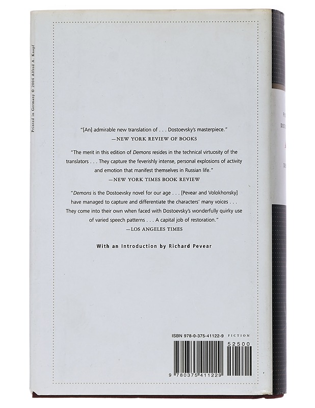 Demons - Fyodor Dostoevsky - Romaanit ja novellit - 10105439456 - 1