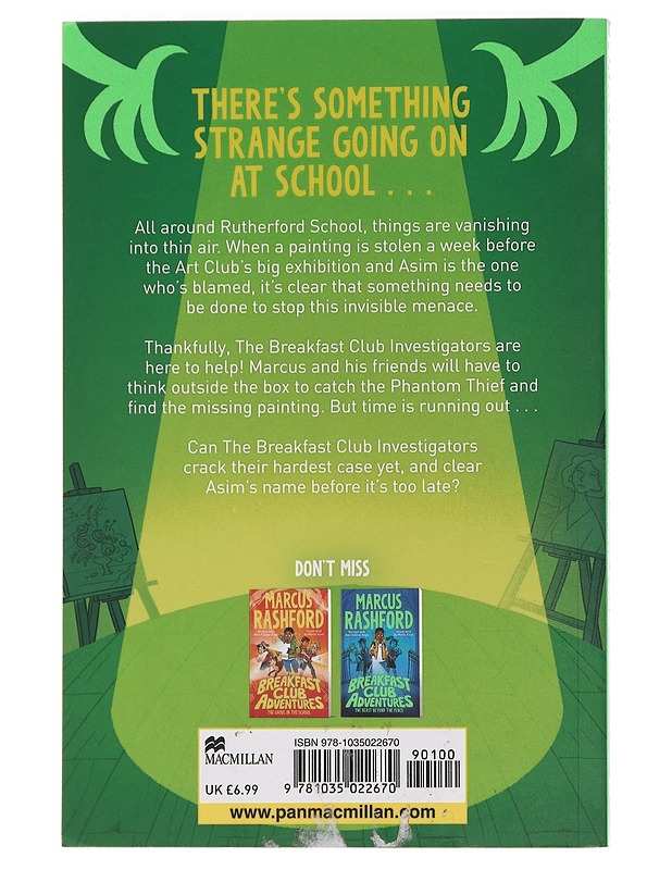 The Breakfast Club Adventures : The Phantom thief - Rashford, Marcus - Lastenkirjat - 10105439493 - 1