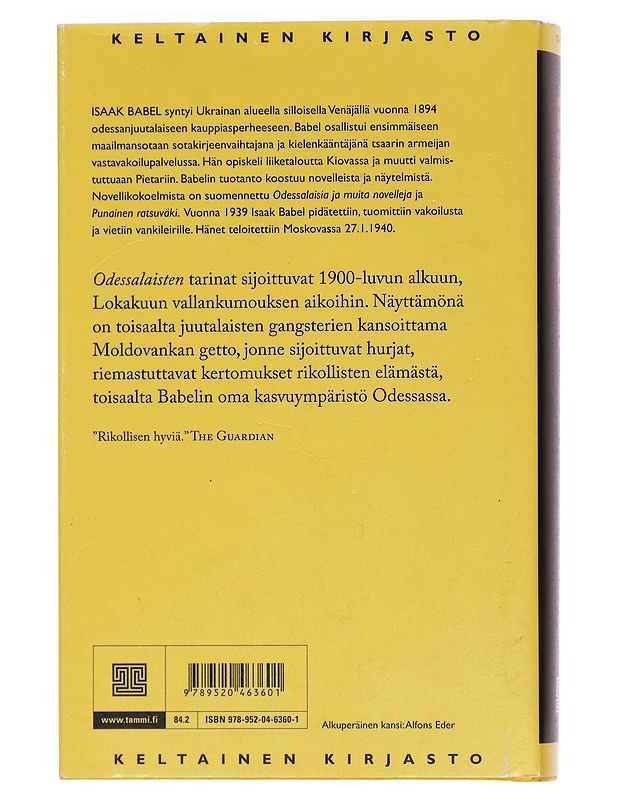 Odessalaisia ja muita novelleja - Babel, Isaak - Romaanit ja novellit - 10105439519 - 1