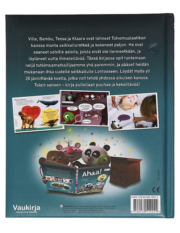 Ahaa! : Kiehtovaa tietoa, tarinaa, tekemistä - Cantillon, Eli A. - Lastenkirjat - 10105439527 - 1