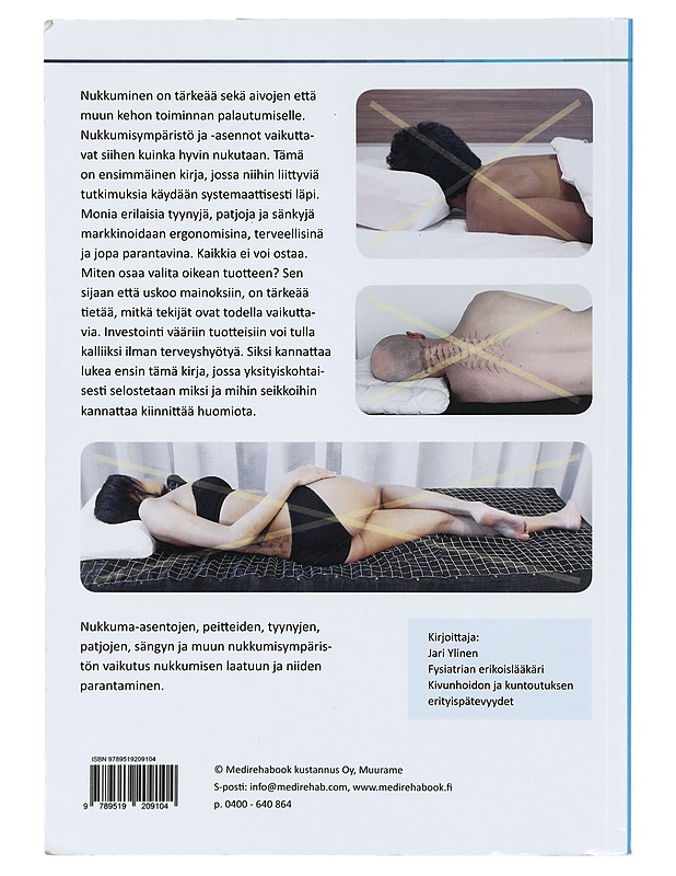 Nukkumisergonomia - Ylinen, Jari - Tietokirjat ja oppaat - 10105439531 - 1