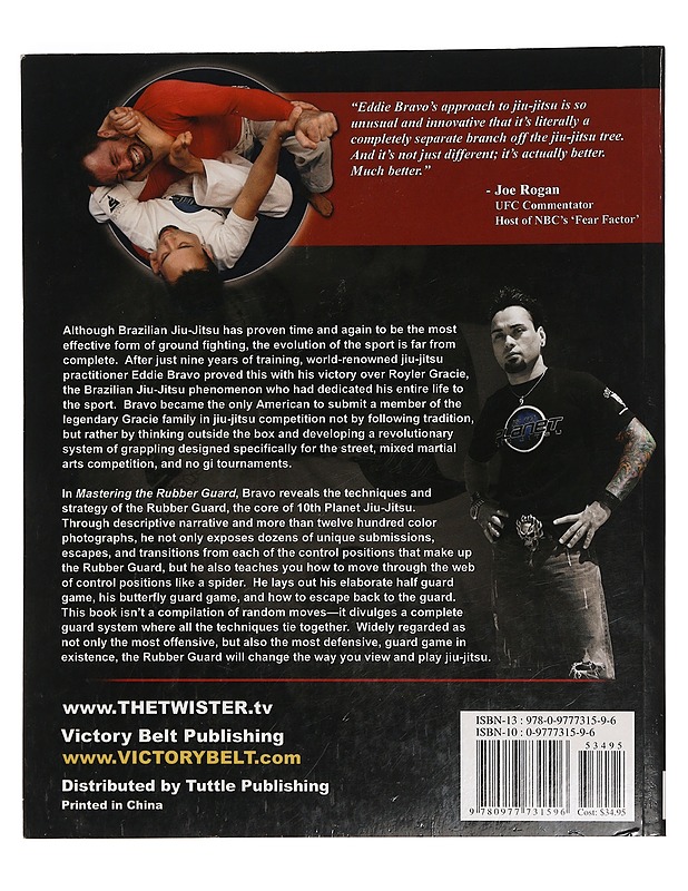 Mastering the Rubber Guard: Jiu Jitsu for Mixed Martial Arts Competition - Bravo, Eddie ; Krauss, Erich ; Cordoza, Glen - Tietokirjat ja oppaat - 10105439561 - 1